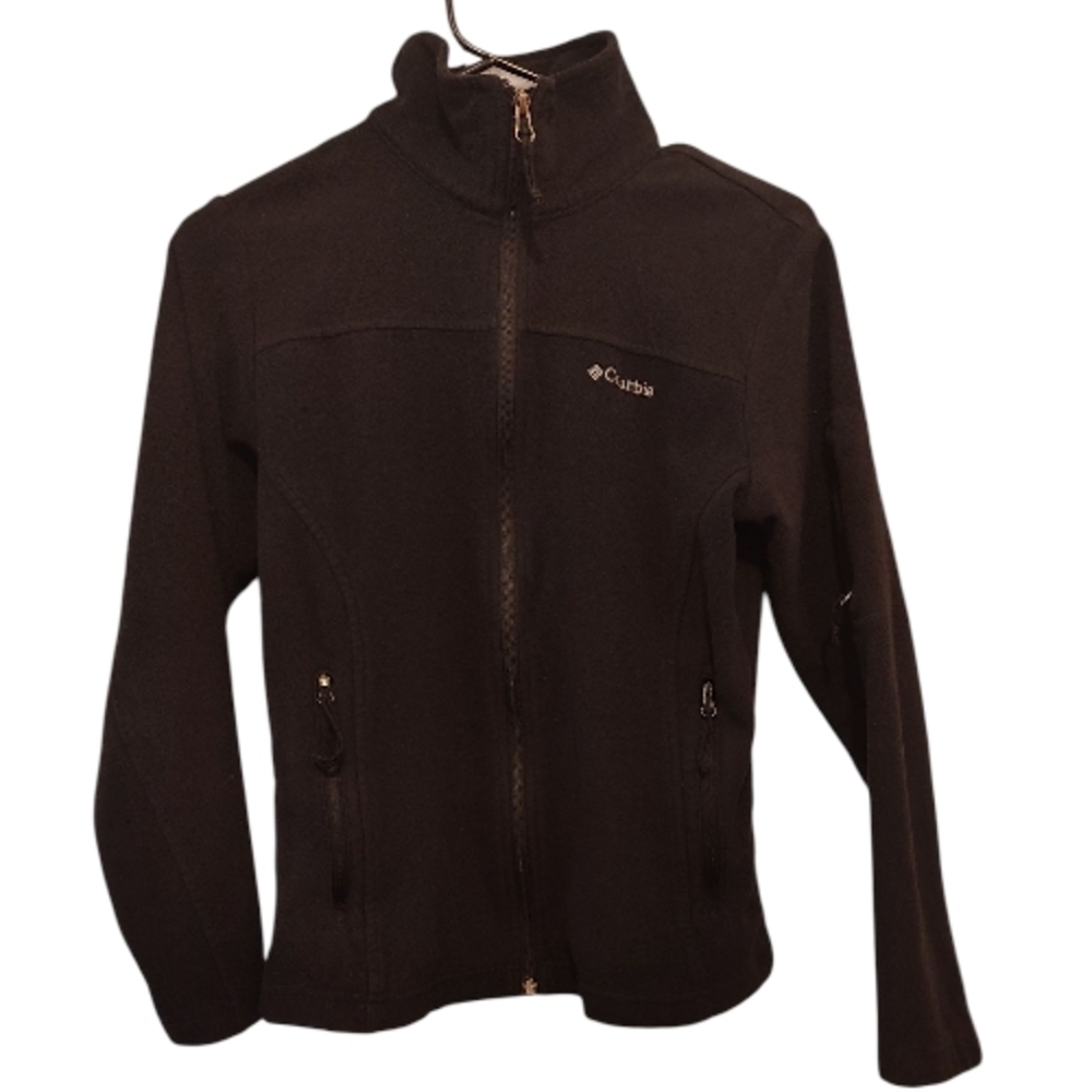Columbia Women's Black Zip Up Fleece Jacket